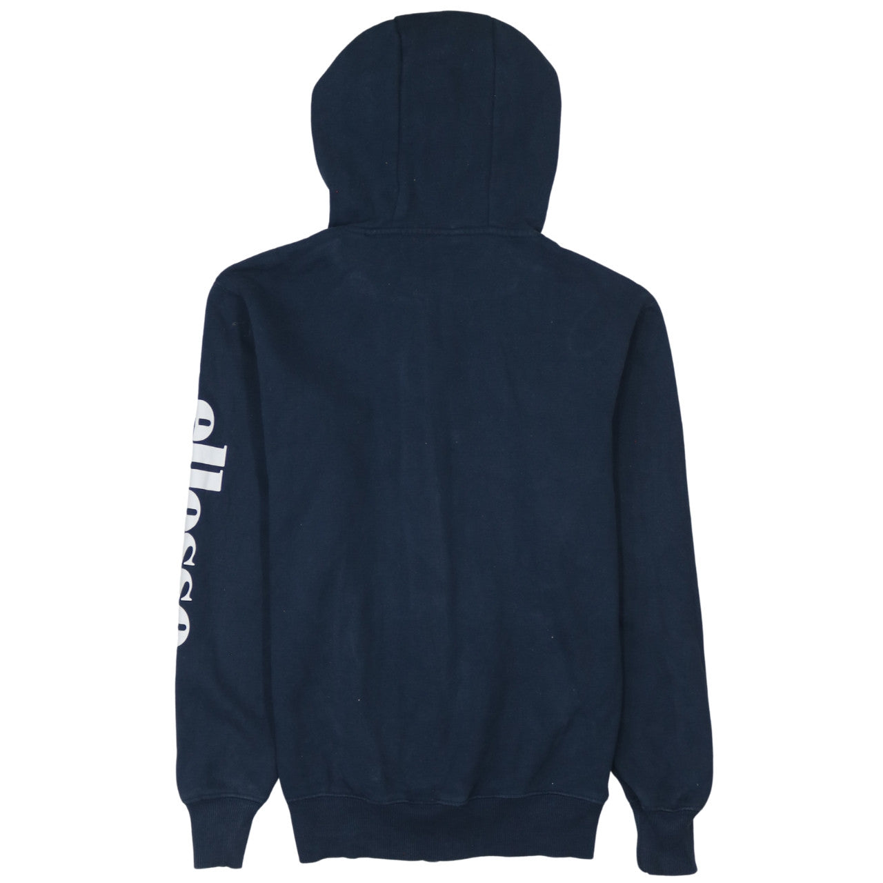 Ellesse Women's Navy Full Zip Hoodie UK 6 Cotton Blend Casual Sweatshirt