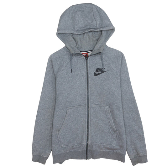 Nike Men's Grey Full Zip Hoodie Size S Sportswear Classic Fit