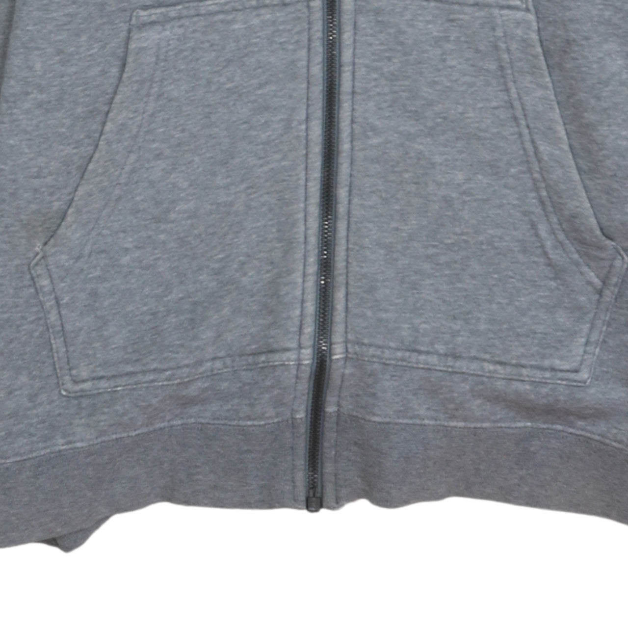 Nike Men's Grey Full Zip Hoodie Size S Sportswear Classic Fit