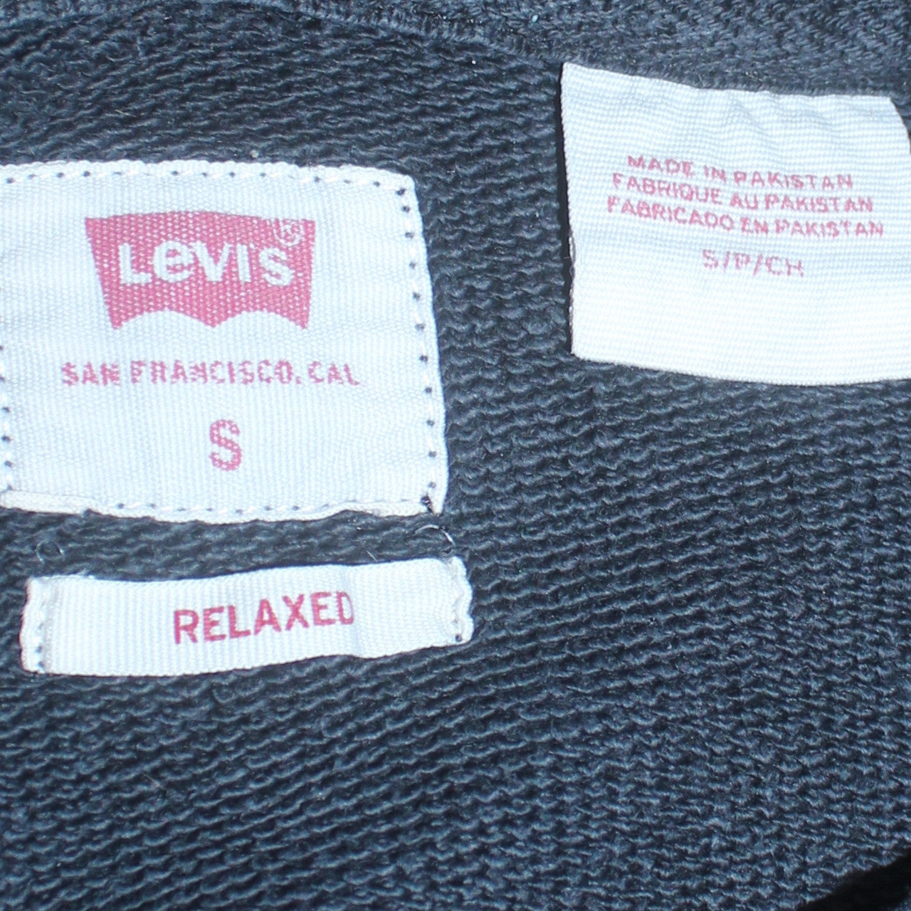 Levi's Men's Blue Relaxed Fit Pullover Hoodie Size S