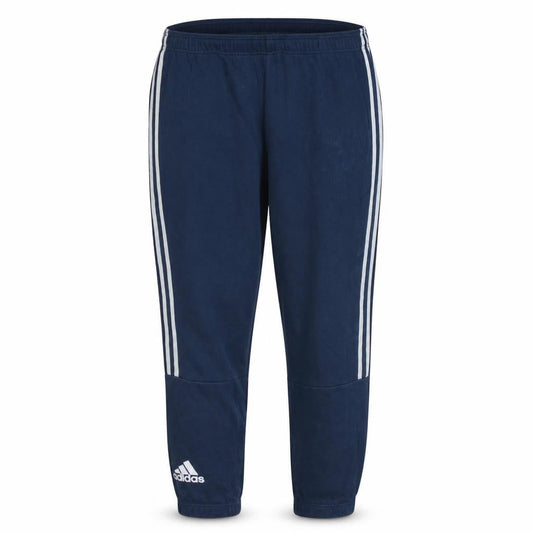 Adidas Men's Blue Jogger Trousers Regular Fit Fleece Comfort Pants