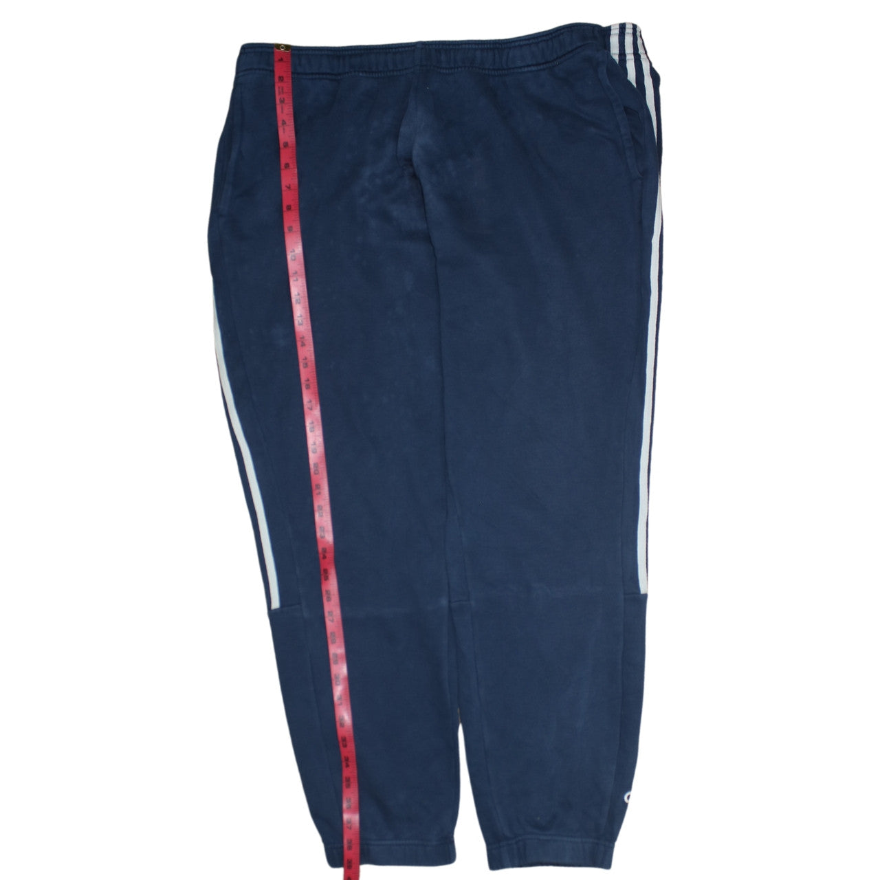 Adidas Men's Blue Jogger Trousers Regular Fit Fleece Comfort Pants