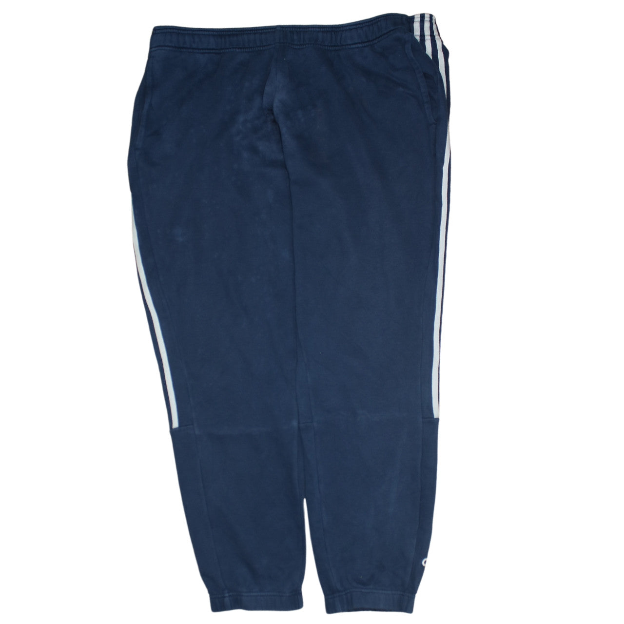 Adidas Men's Blue Jogger Trousers Regular Fit Fleece Comfort Pants