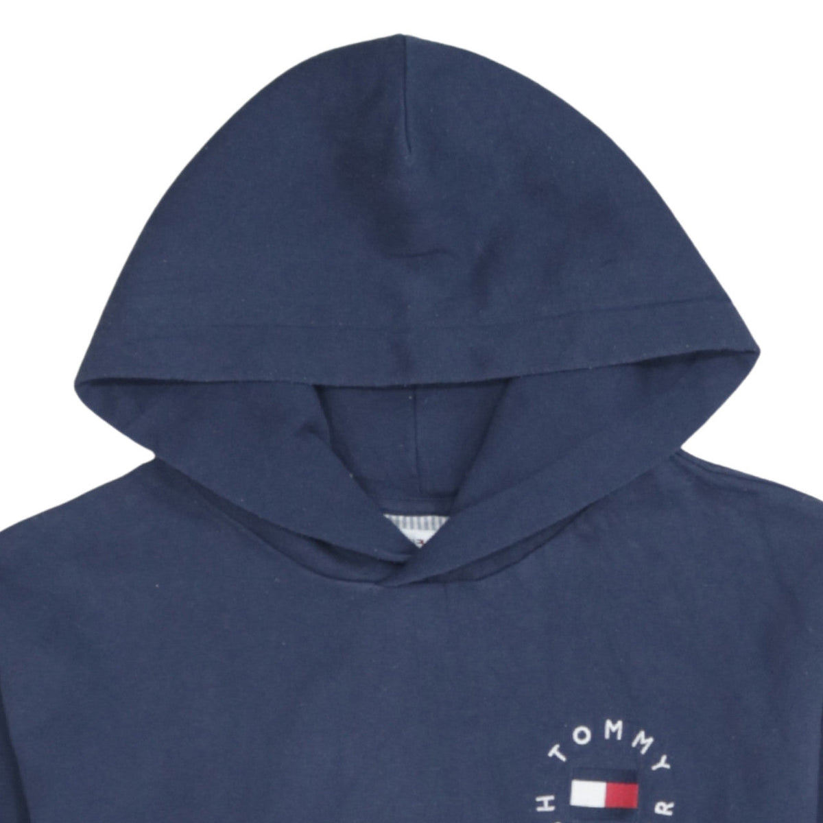 Tommy Hilfiger Boys Navy Blue Pullover Hoodie 164 Cotton Logo Design