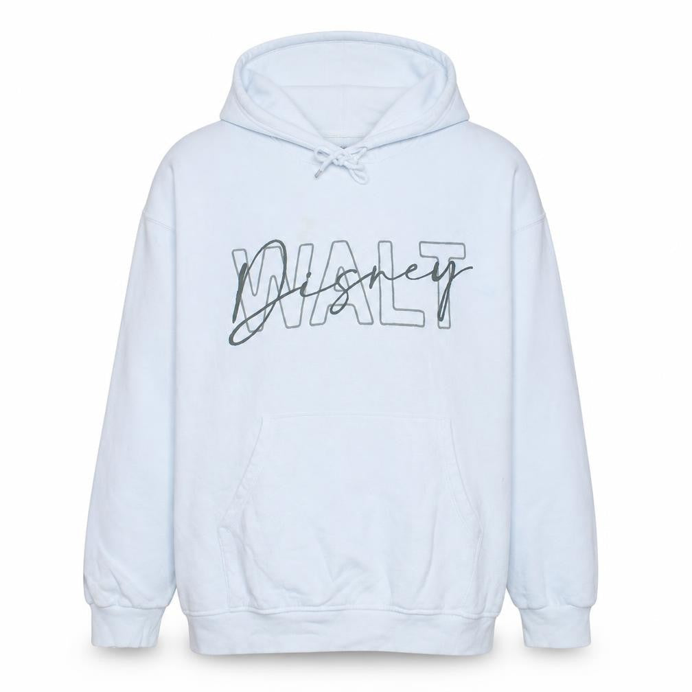 Disney Women White XL Walt Graphic Pullover Hoodie