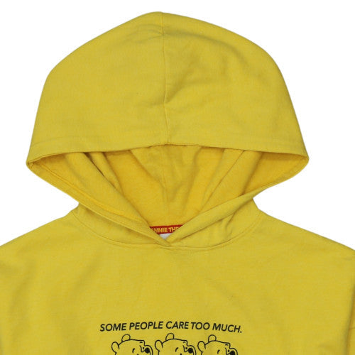 Disney Women's Yellow Winnie the Pooh Pullover Hoodie XS