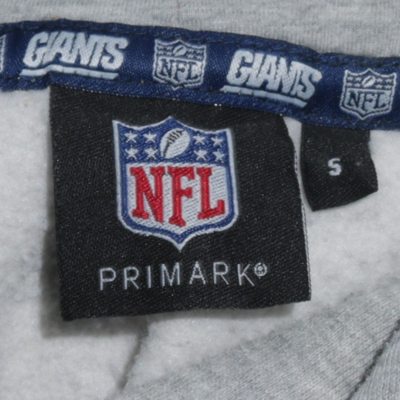 Primark Men’s Grey NFL Giants Pullover Hoodie Size S Regular Fit