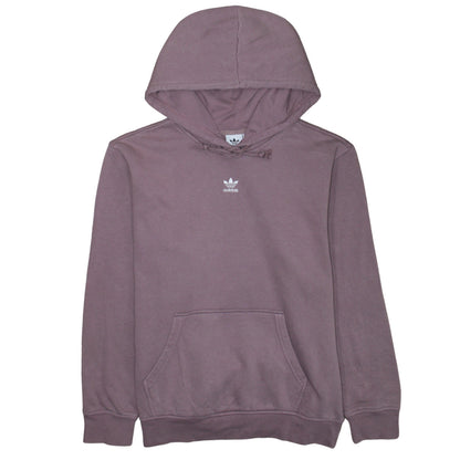 Adidas Womens Mauve Hooded Pullover Sweatshirt Size 12