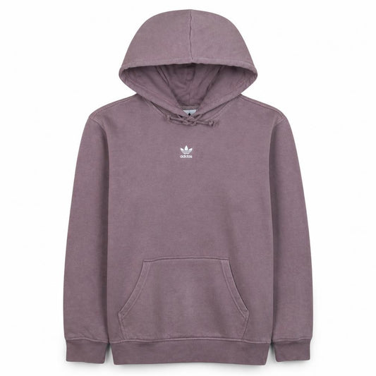 Adidas Womens Mauve Hooded Pullover Sweatshirt Size 12