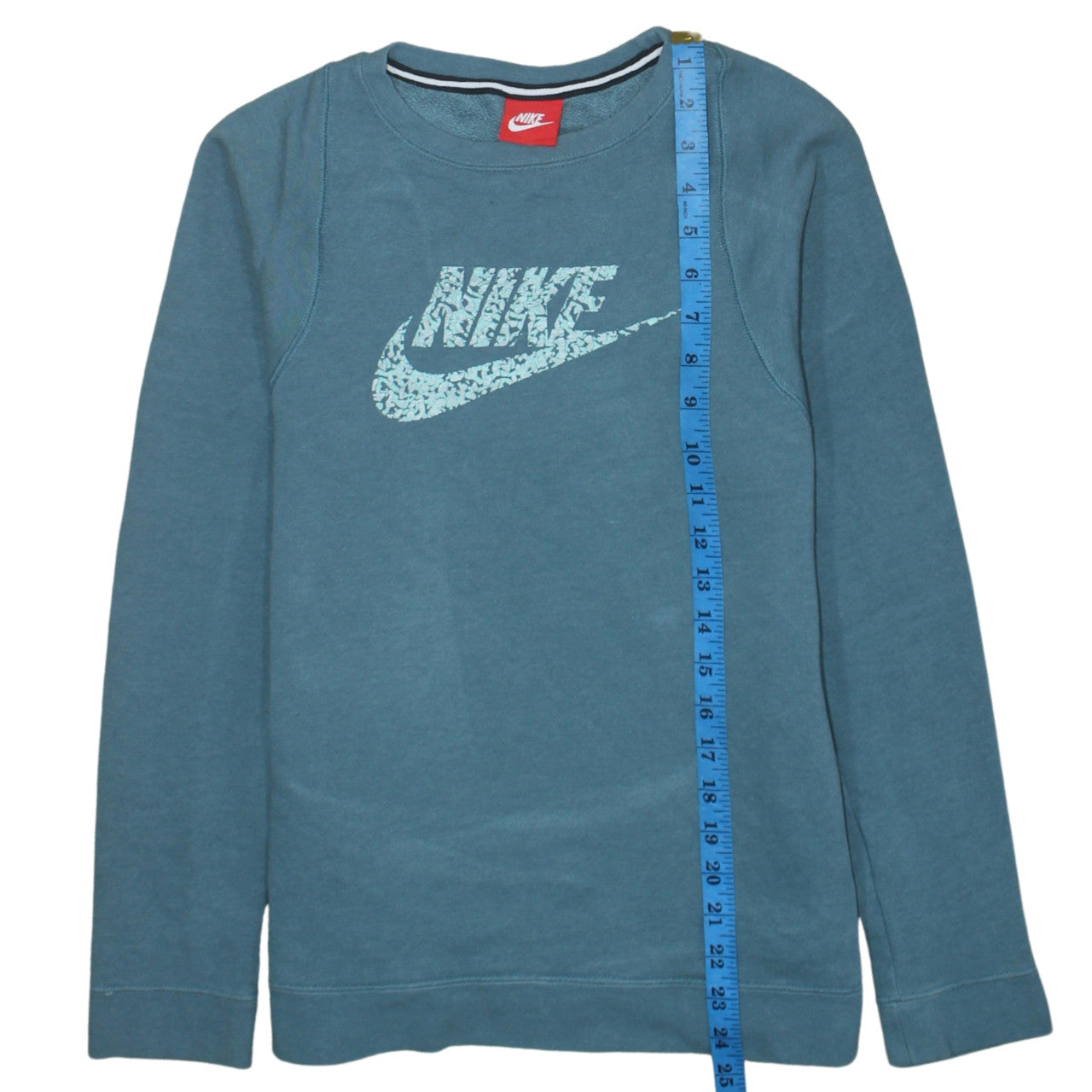 Nike Boys Blue Pullover Sweatshirt XL 13-15 Years Crew Neck Logo Print