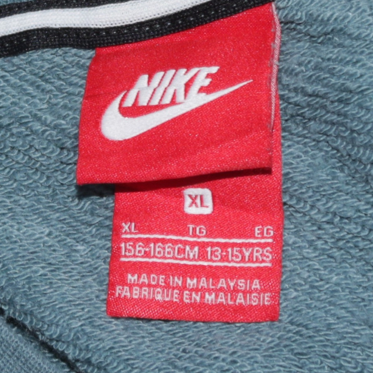 Nike Boys Blue Pullover Sweatshirt XL 13-15 Years Crew Neck Logo Print