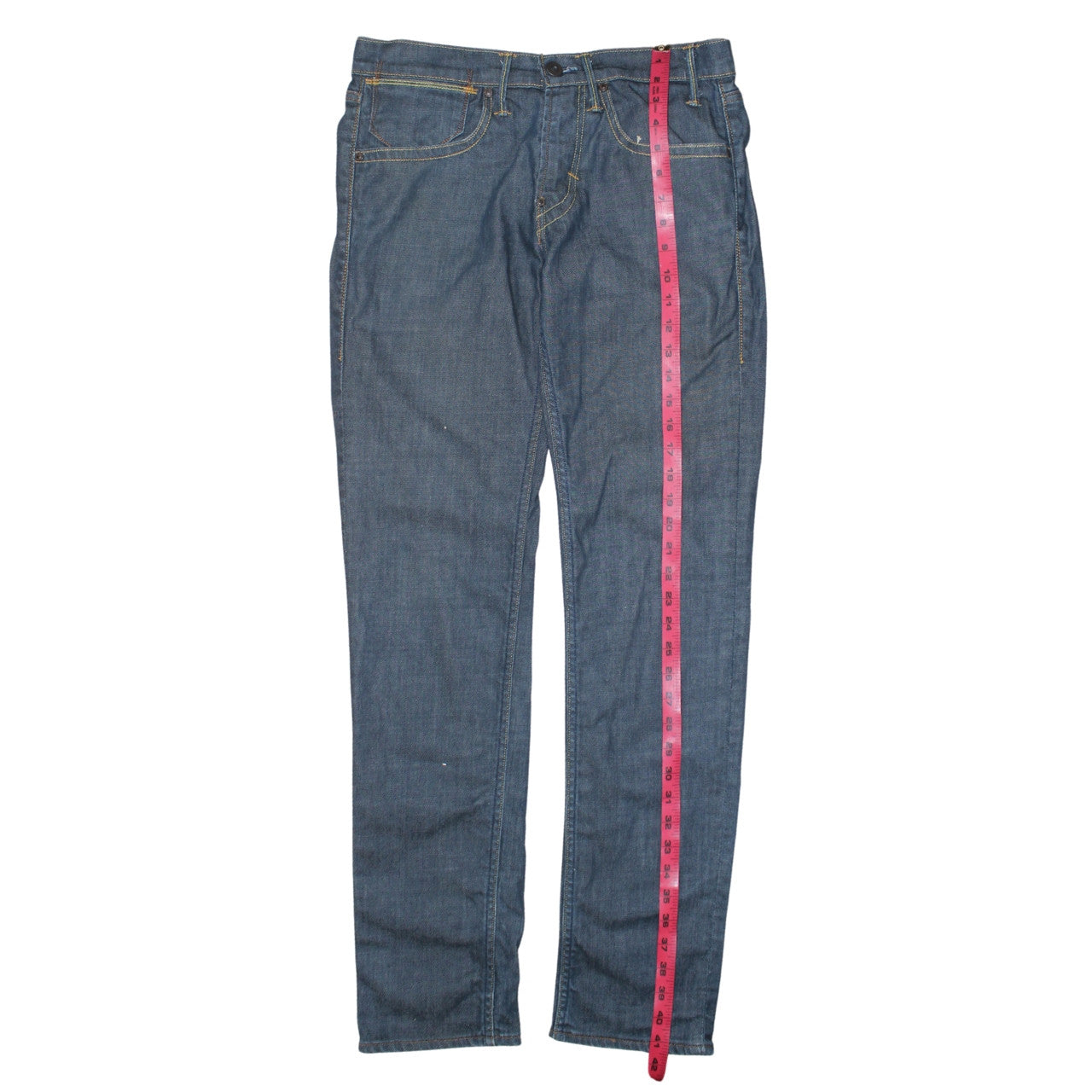 Levi's Men's Blue 33x32 Straight Leg Denim Jeans Regular Fit