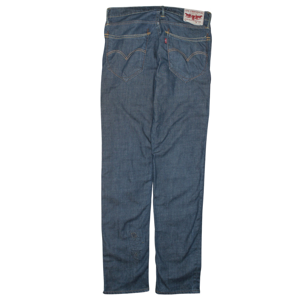Levi's Men's Blue 33x32 Straight Leg Denim Jeans Regular Fit