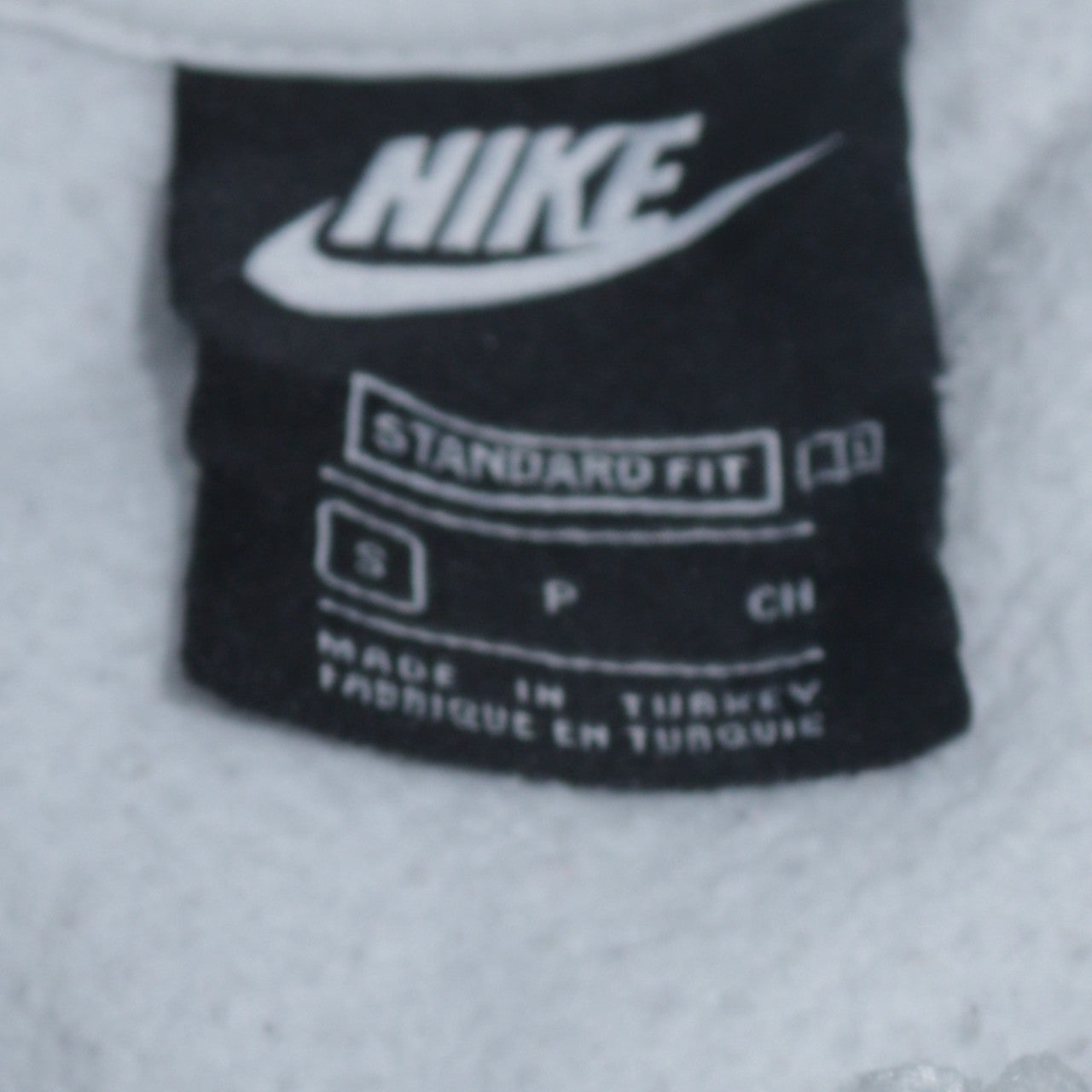 Nike Men White Pullover Hoodie S Sports Logo Fleece Sweatshirt