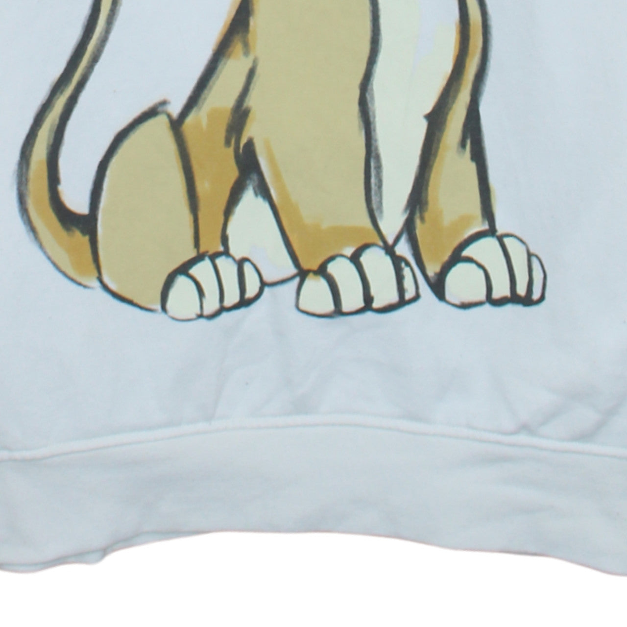 Disney x Primark Women White XS Hoodie with Lion King Graphic