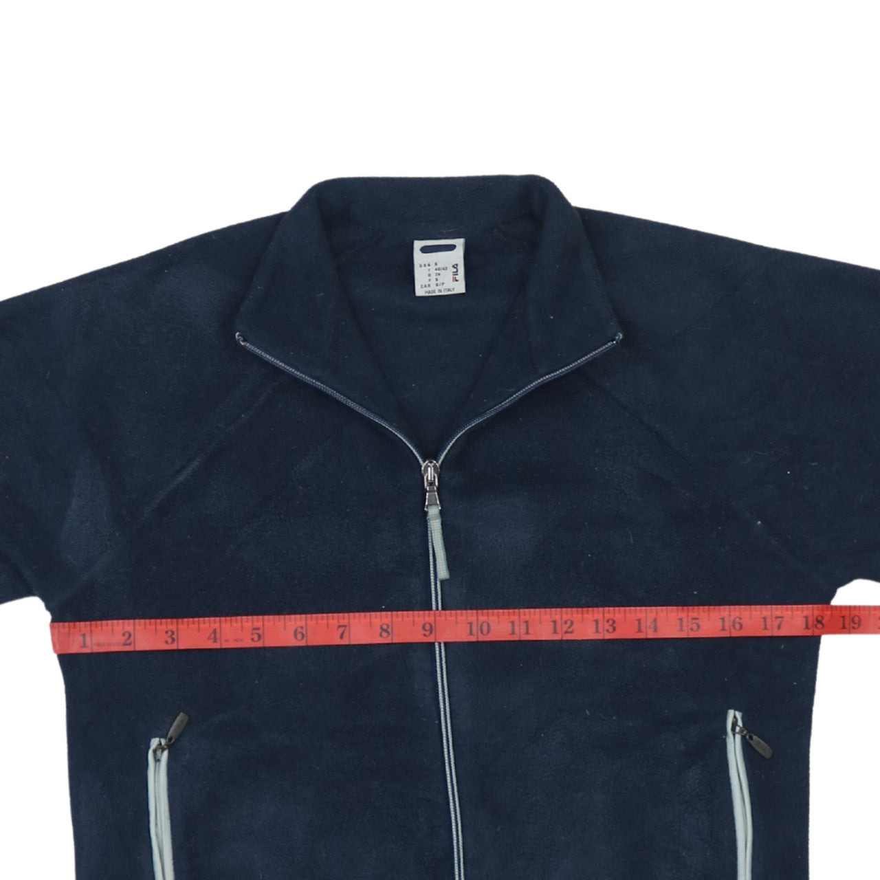 Fila Women's Blue Fleece Full Zip Jacket Size S