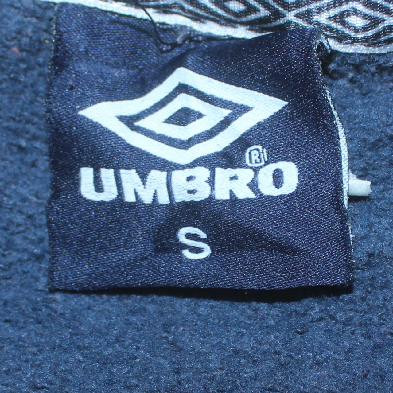 Umbro Men's Blue Orange Logo Crew Neck Sweatshirt Size S
