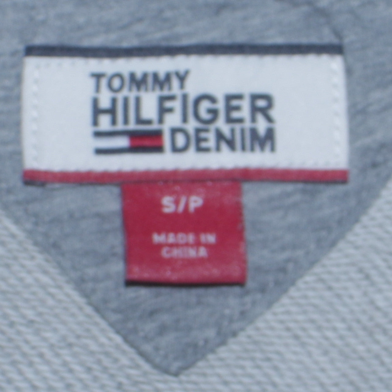 Tommy Hilfiger Denim Women's Grey Pullover Sweatshirt Size S