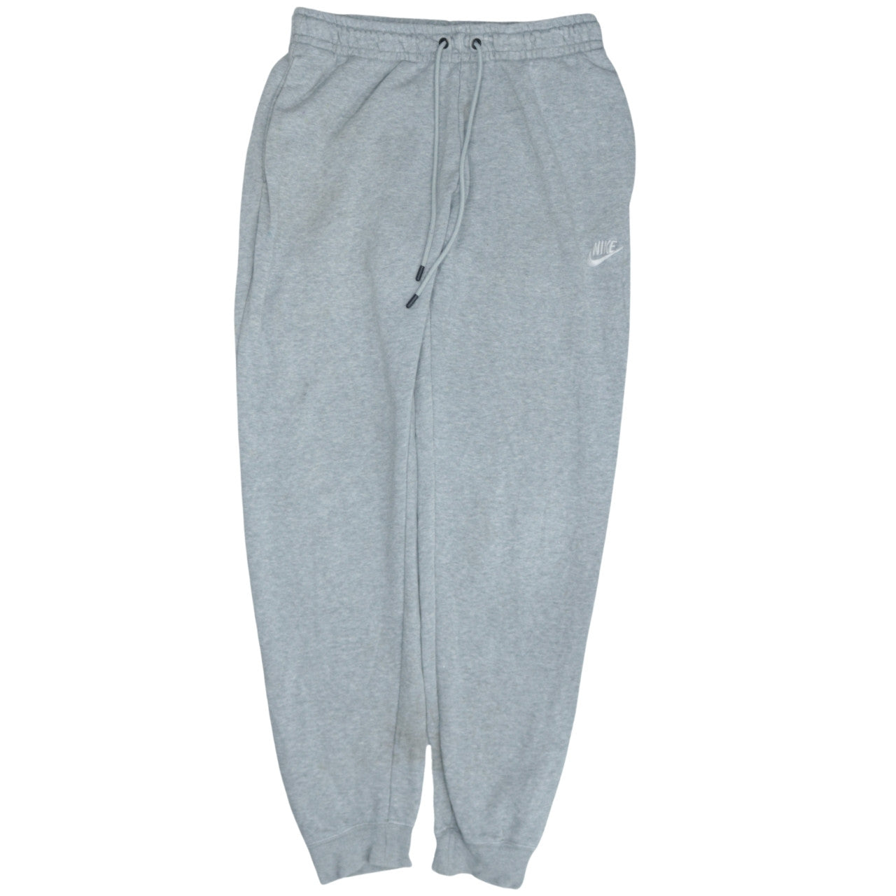 Nike Women Grey Sweatpants S Regular Fit Fleece Joggers