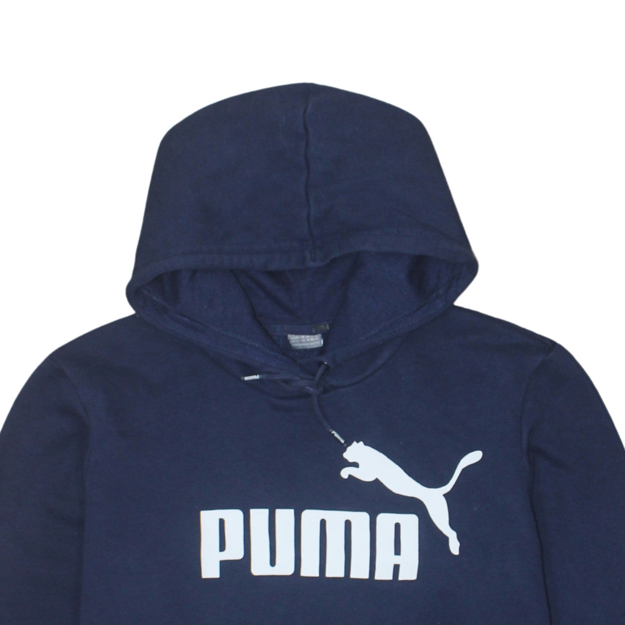Puma Boys Navy Blue Pullover Hoodie XL Hooded Sweatshirt Logo Print