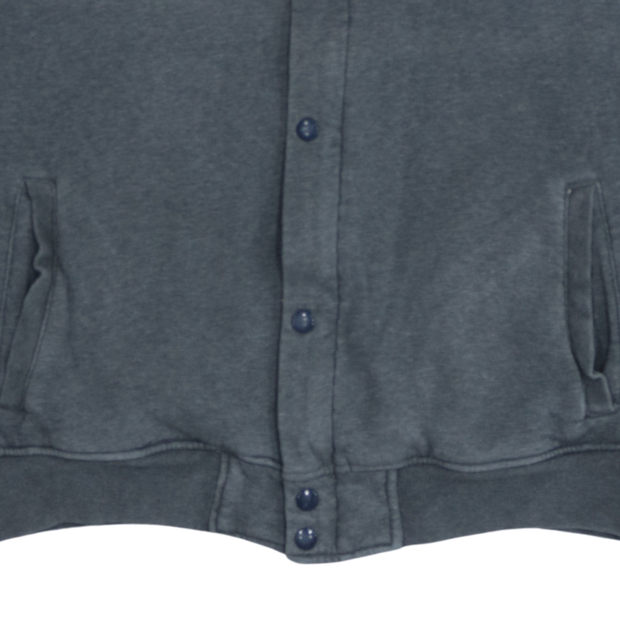 Nike Men’s Grey Track & Field Button Sweatshirt L Regular Fit