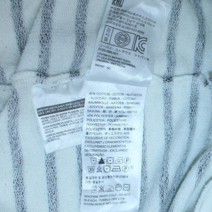 Levi's Women's Navy Stripe Crew Neck Pullover Sweatshirt Size S