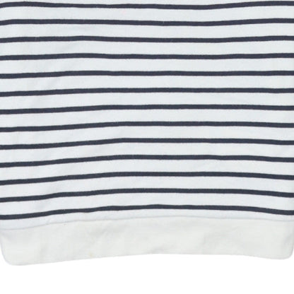 Levi's Women's Navy Stripe Crew Neck Pullover Sweatshirt Size S