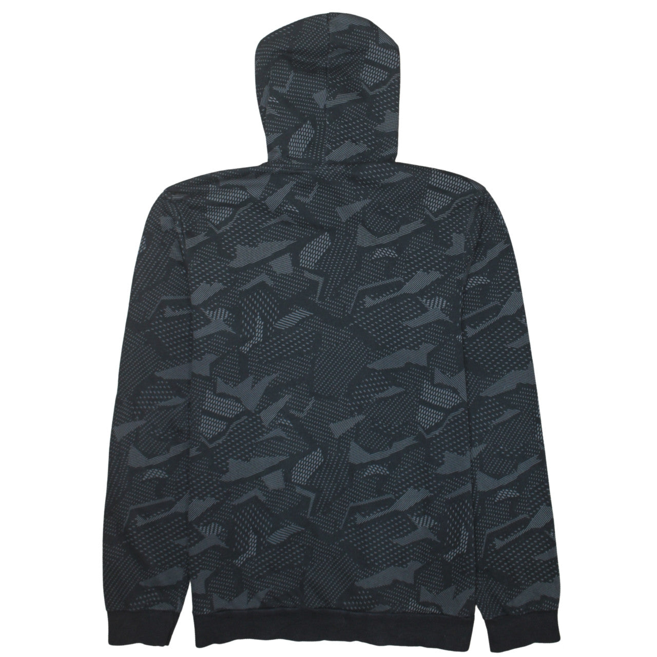 Adidas Men's Black Graphic Print Pullover Hoodie Size M