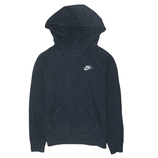 Nike Men's Black Pullover Hoodie XS Logo Fleece Sweatshirt
