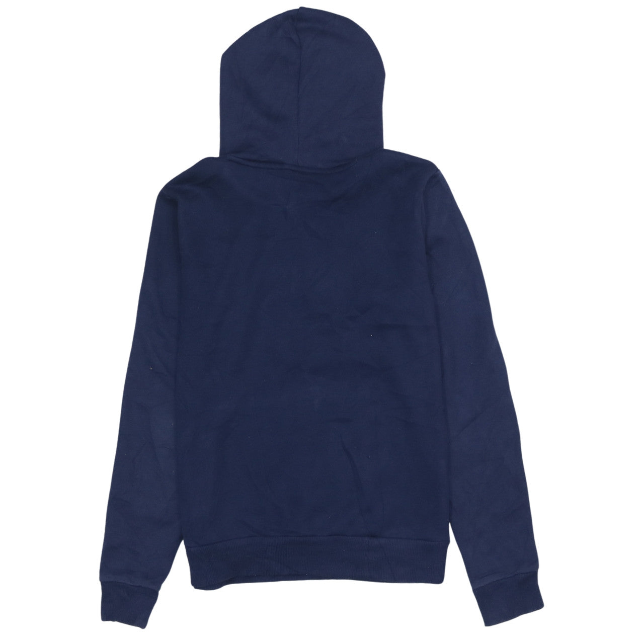 Puma Women's Blue Pullover Hoodie Size 10 Logo Print Fleece