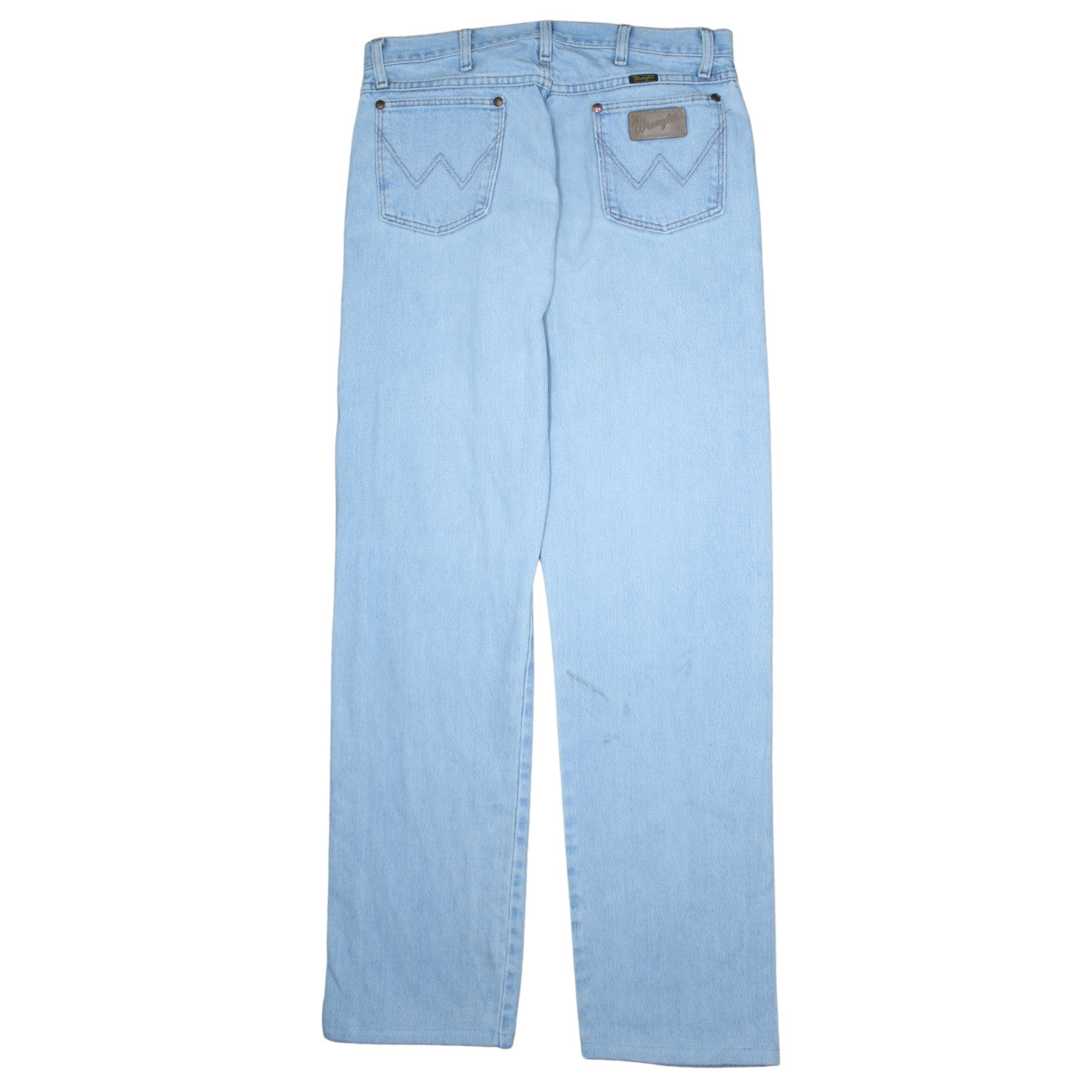 Wrangler Men's Blue 34x36 Straight Leg Denim Jeans