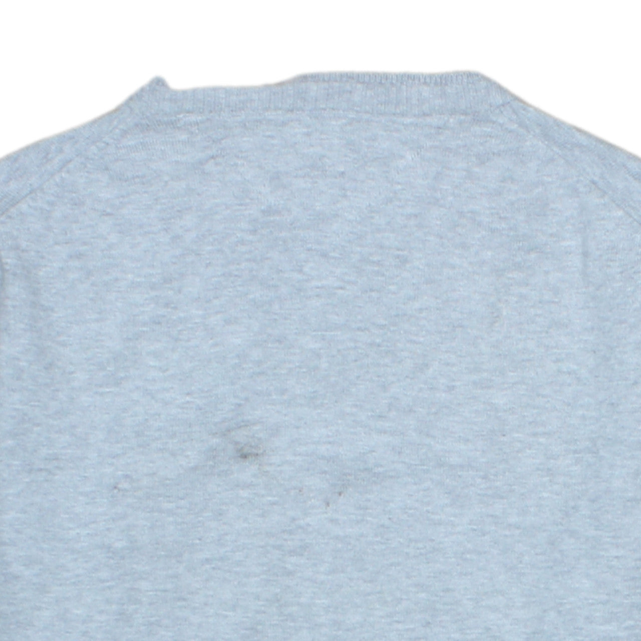 Tommy Hilfiger Men’s Grey V-Neck Cotton Jumper Size S
