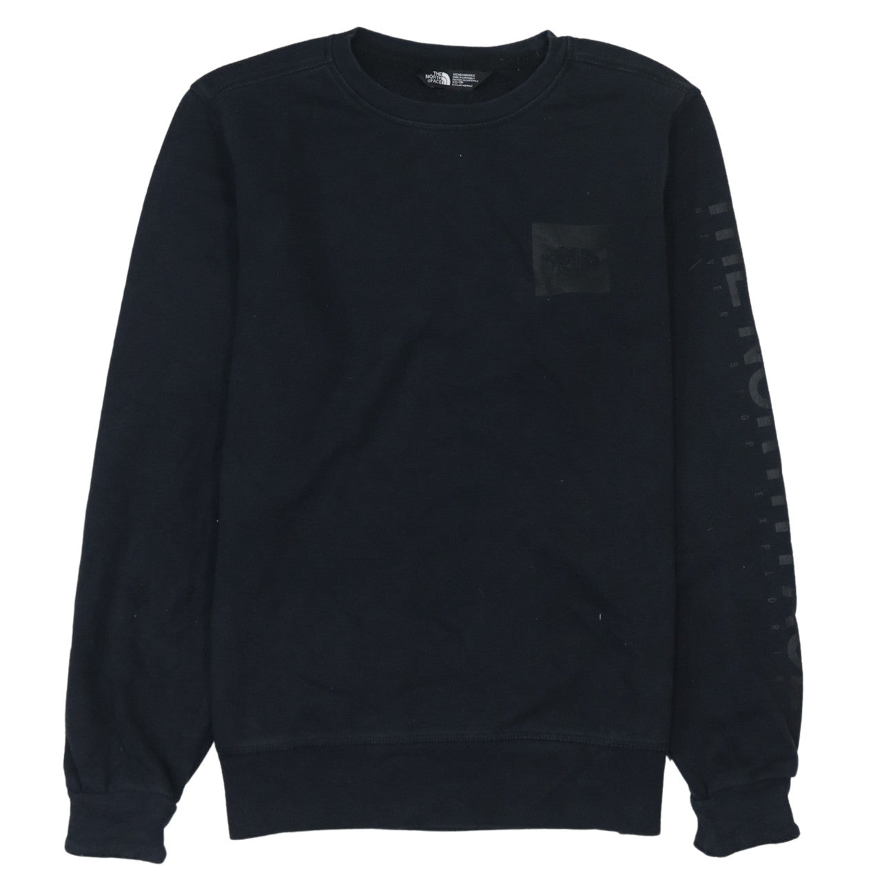 The North Face Mens Black XS Regular Fit Crew Neck Sweatshirt