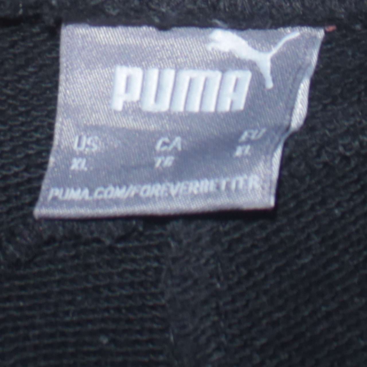 Puma Men's Black XL Regular Fit Sweatpants Joggers