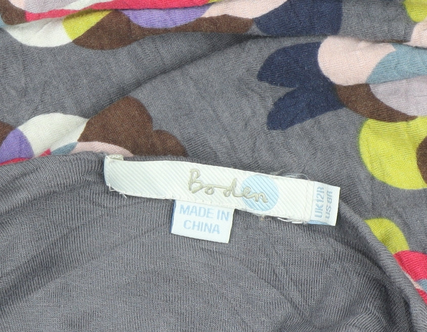 Boden Women’s Multicoloured Viscose Wrap Dress Size 12