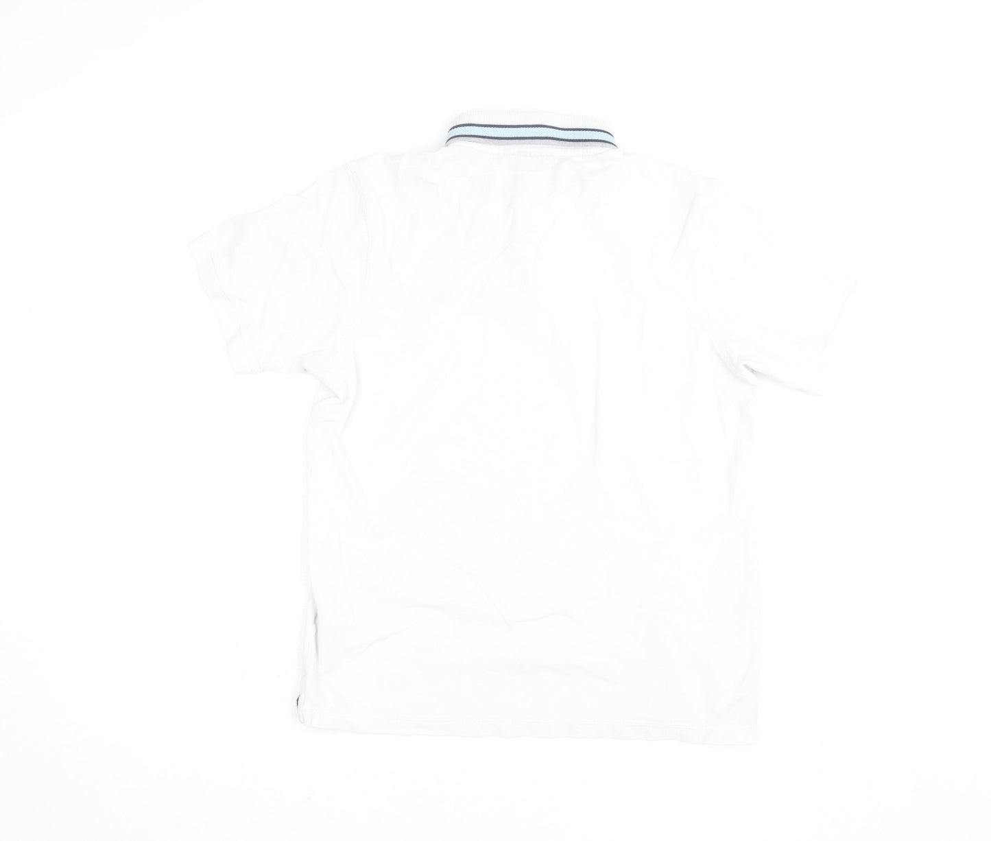 McKenzie Men's White Short Sleeve Polo Shirt Size S Regular Fit