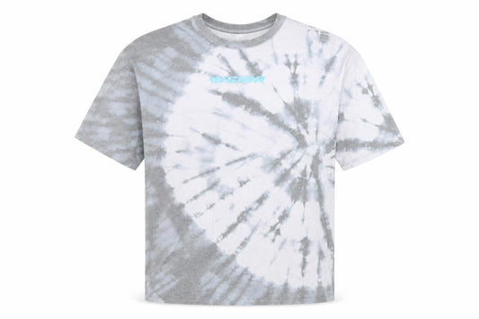 Jack & Jones Men's Grey Tie-Dye Graphic T-Shirt XS