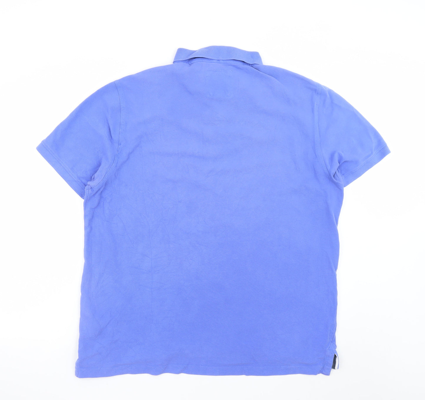 Crew Clothing Company Men’s Blue 2XL Cotton Polo Shirt