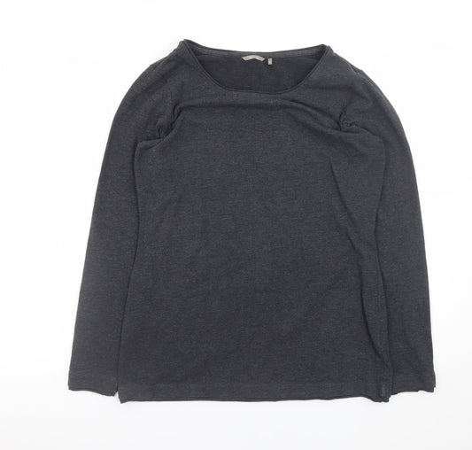 Sandwich Womens Grey Long Sleeve Jersey Top Size M
