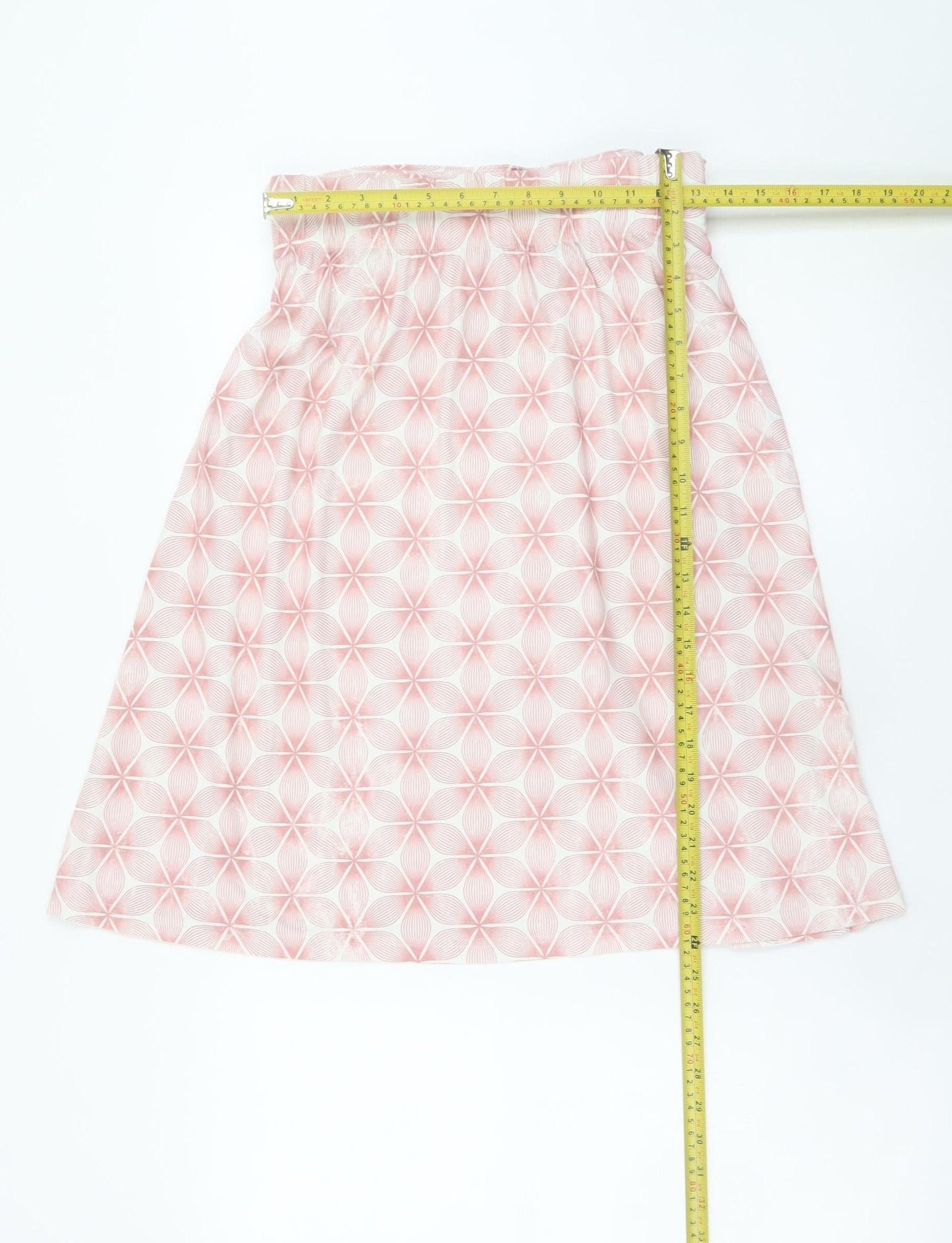 Mountain Warehouse Women's Pink Geometric A-Line Skirt Size 12