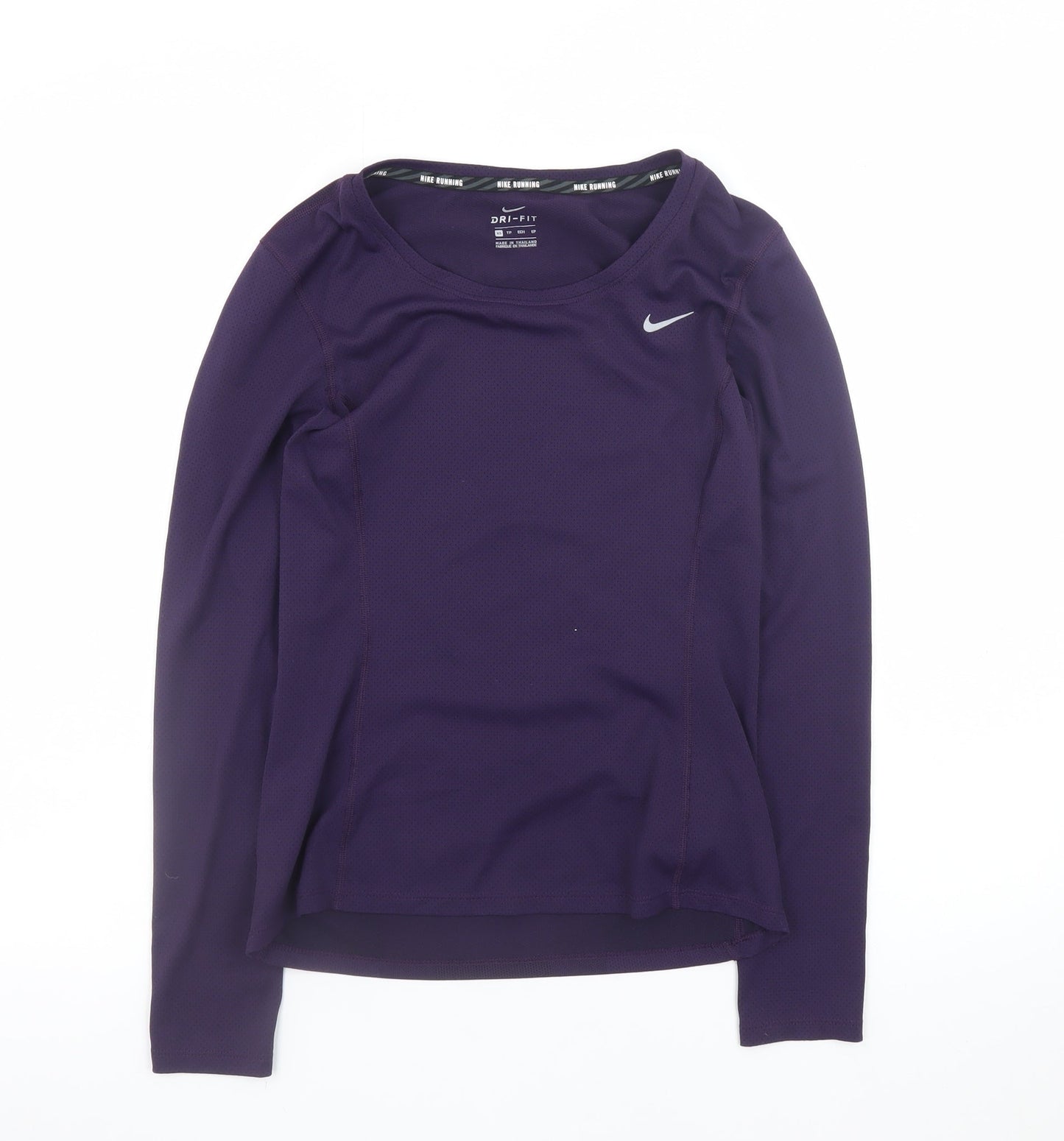 Nike Women Purple Dri-FIT Long Sleeve Running Top XS