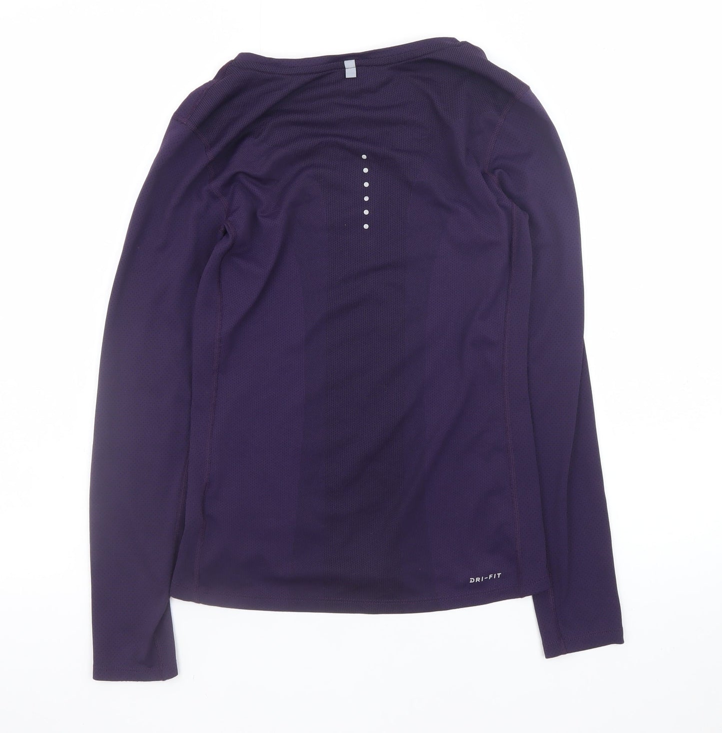 Nike Women Purple Dri-FIT Long Sleeve Running Top XS