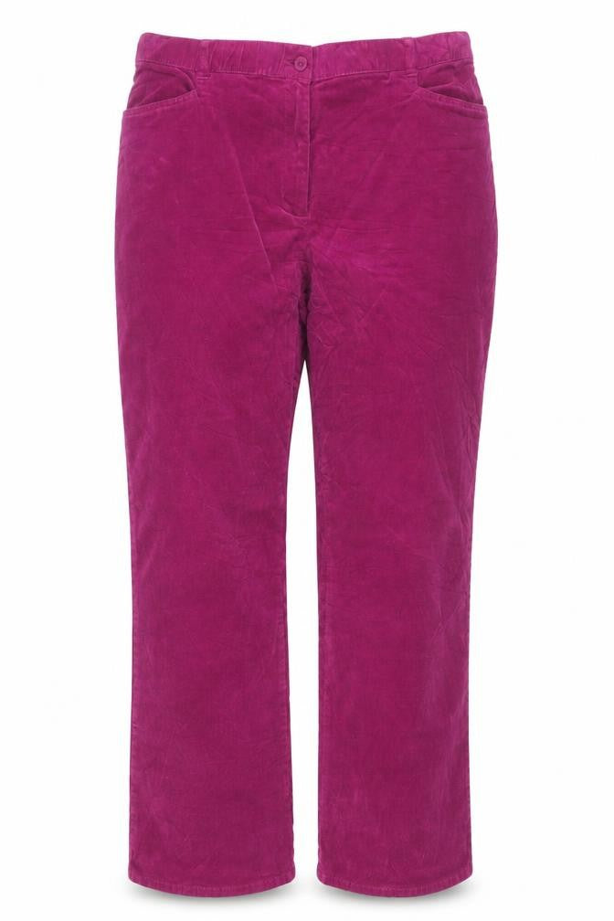 Orvis Women's Pink Corduroy Straight Jeans Size 16 Regular