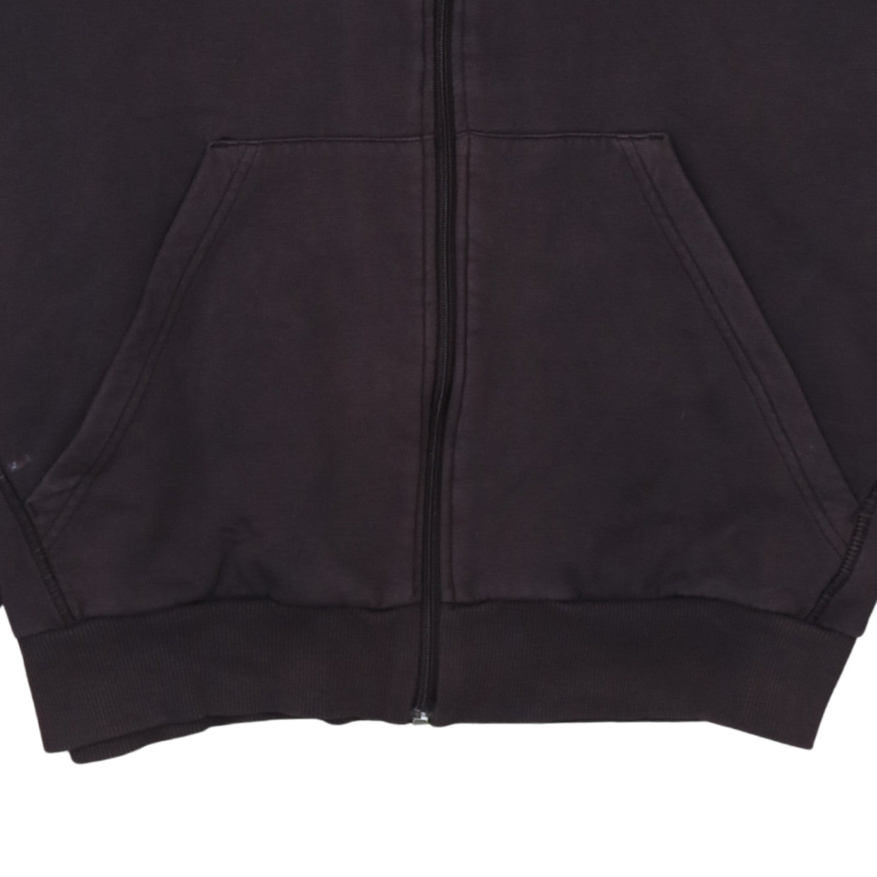 Adidas Men's Black XL Full Zip Hoodie Essentials Cotton Blend