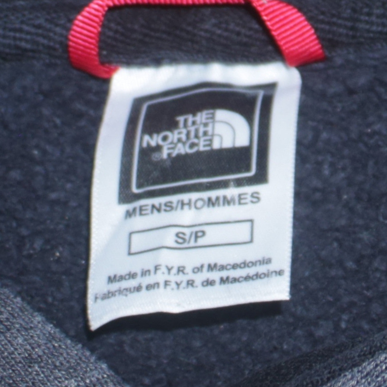 The North Face Men's Blue Pullover Hoodie Small Logo Fleece Sweatshirt