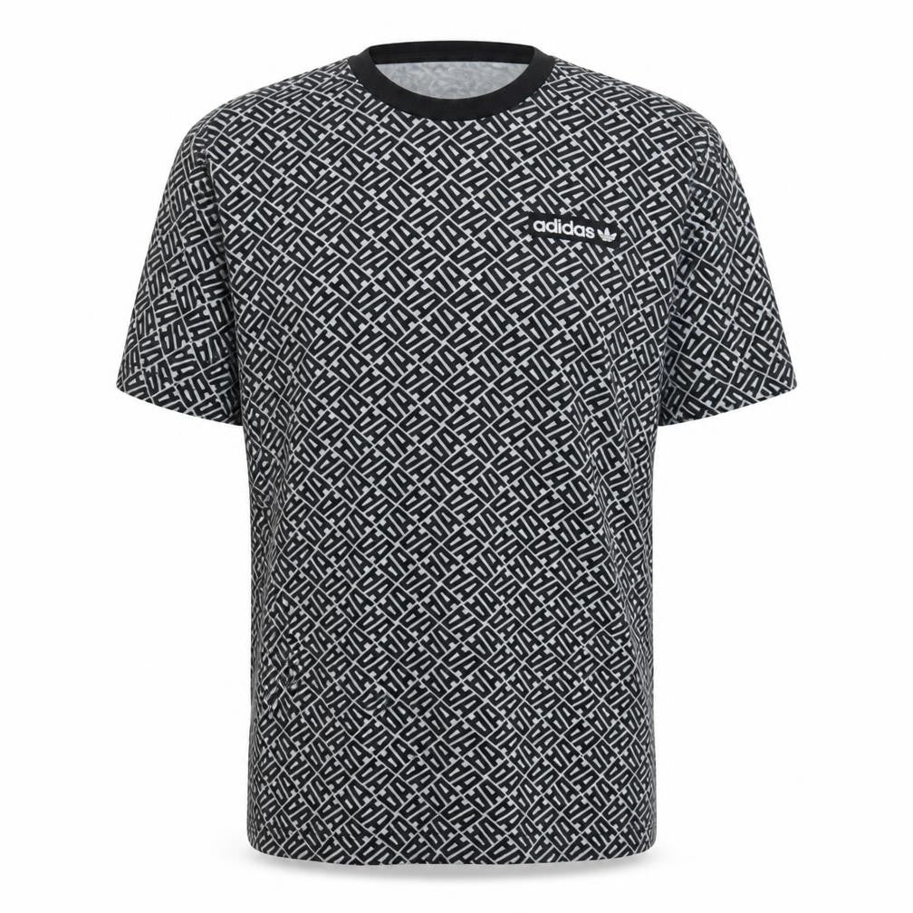 Adidas Men's Black Graphic Logo Anichkov Tee Size L