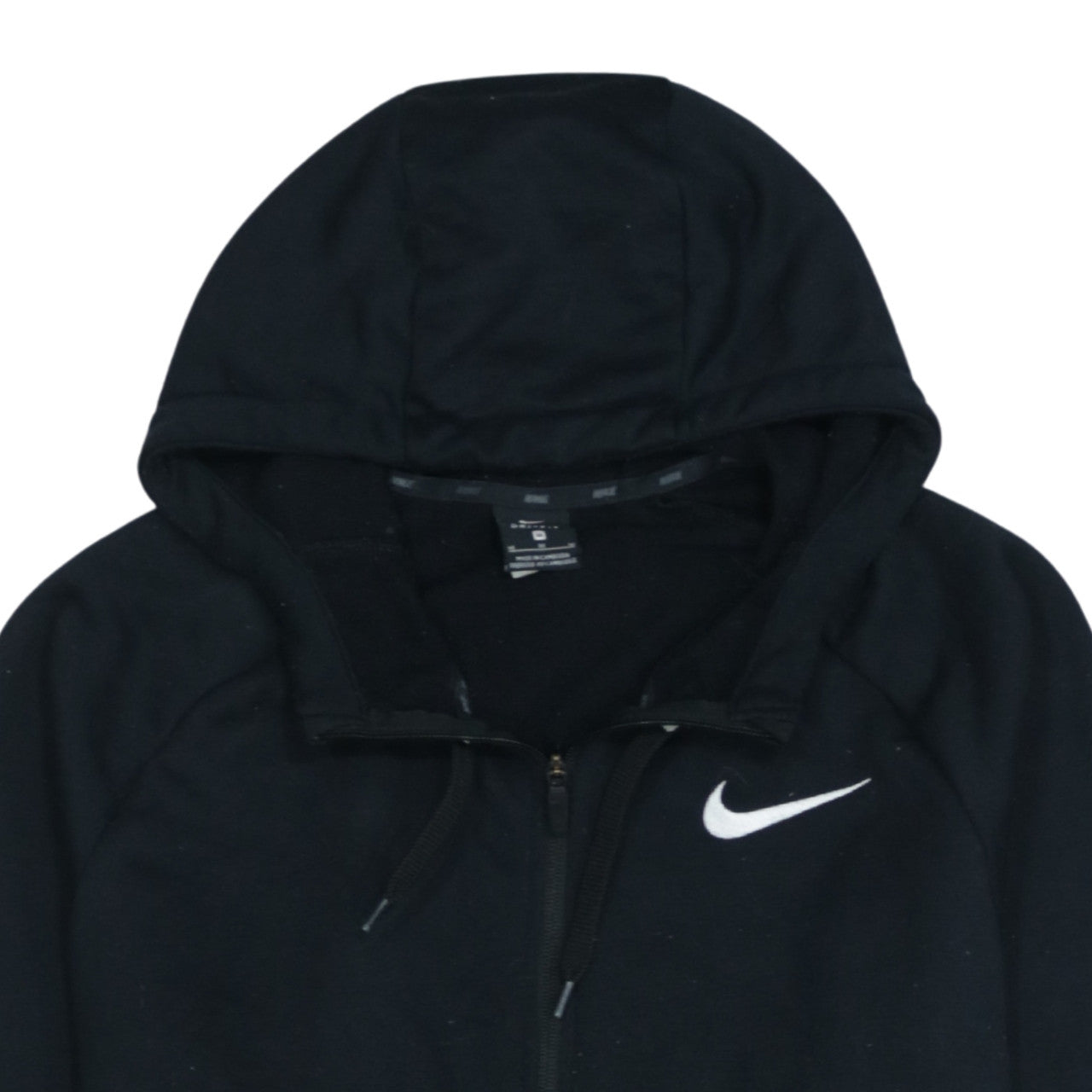 Nike Men's Black Full Zip Dri-FIT Hoodie M Sportswear