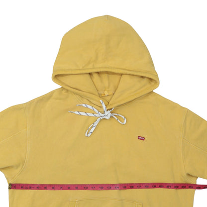 Levi's Men's Yellow Pullover Hoodie Medium Cotton Casual