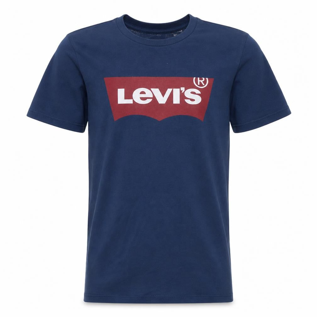 Levi's Men's Blue Crew Neck Graphic Logo T-Shirt Size S