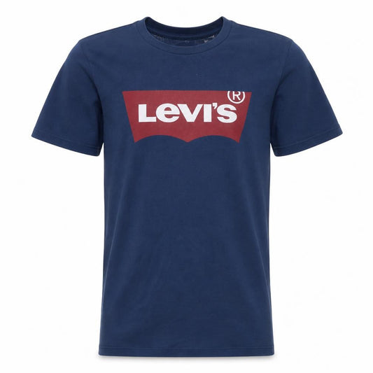 Levi's Men's Blue Crew Neck Graphic Logo T-Shirt Size S